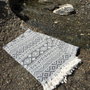 Mijölnir Toalla de playa Fouta Negro y beige